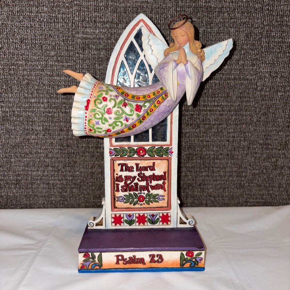 Jim Shore Heartwood Creek He Is My Shepherd Angel Psalm 23 Figurine 4007761